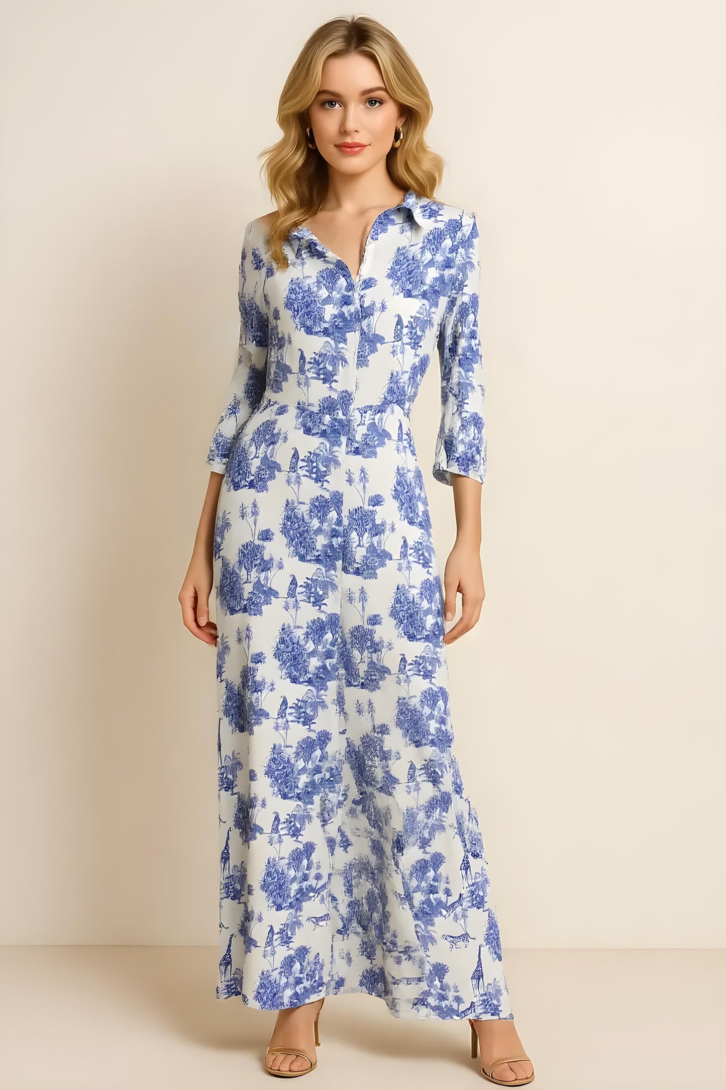 Safari Blue Dress