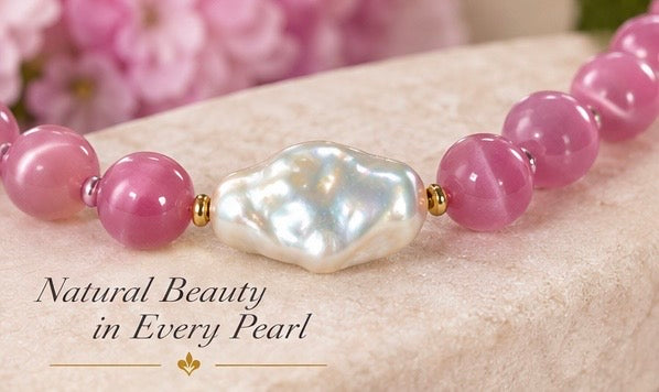 Blush & Baroque Pearl Necklace