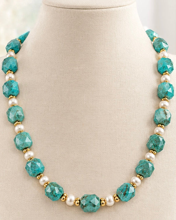 Turquoise and Pearl Elegance