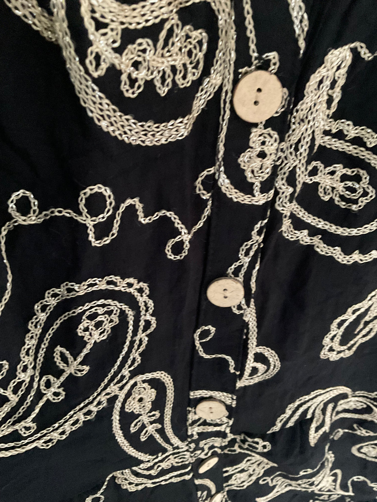 Marotta Luxury Black Paisley Dress