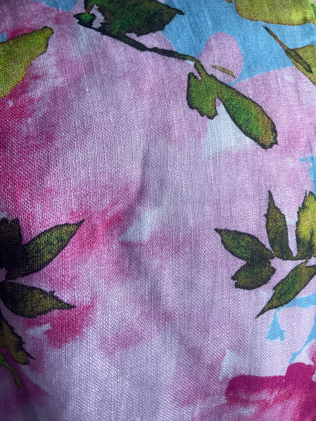 Flower Linen Dress
