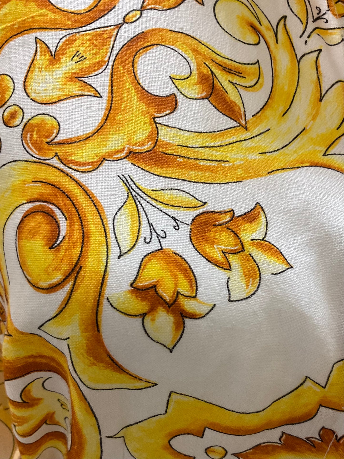 Ortigia Giallo Linen Dress