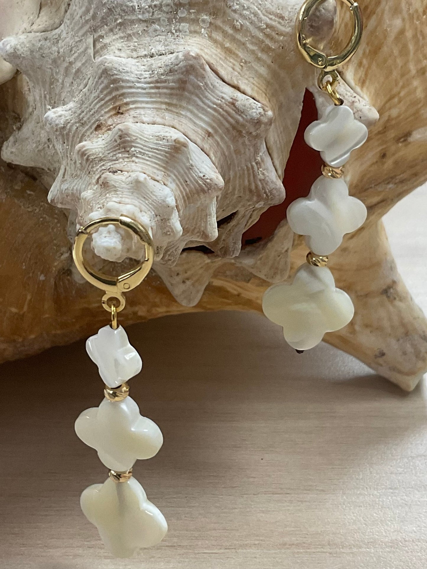 Mother of Pearl Dangle Earrings