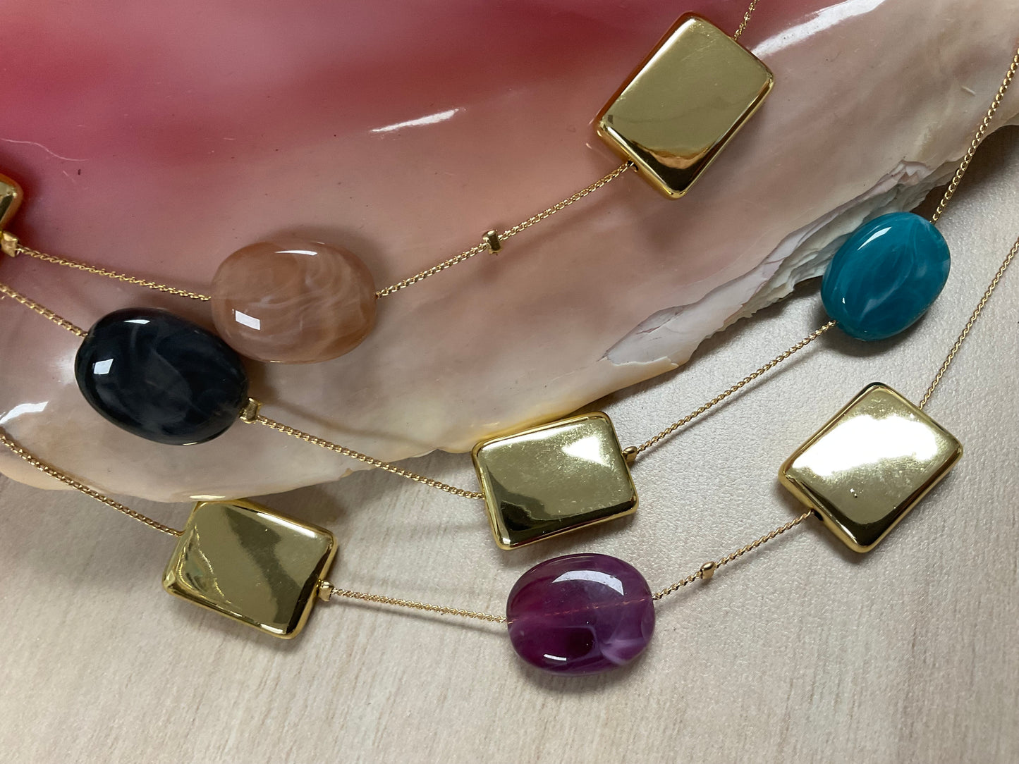 Multicolored Layered Necklace