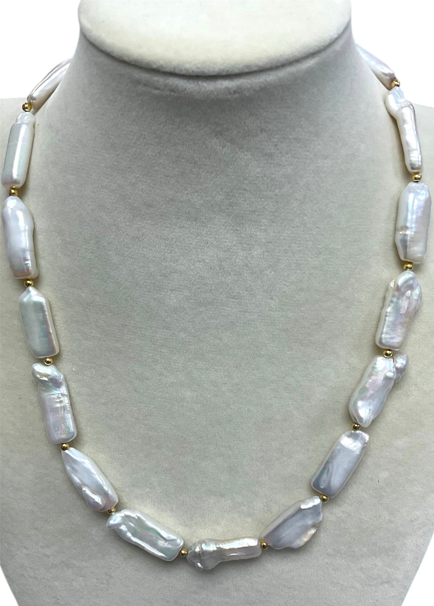 Biwa Pearl Necklace