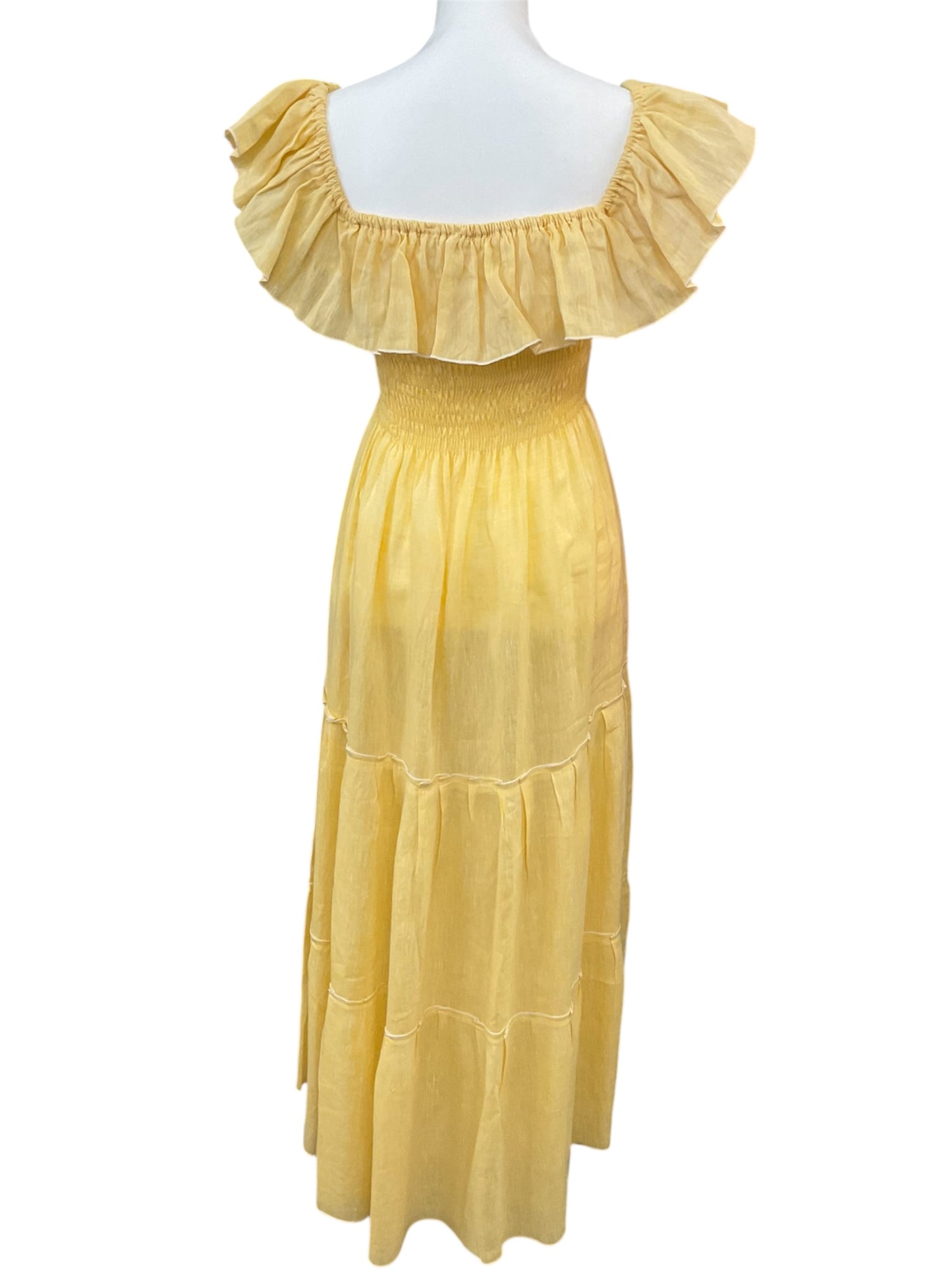 Margot Giallo Linen Dress