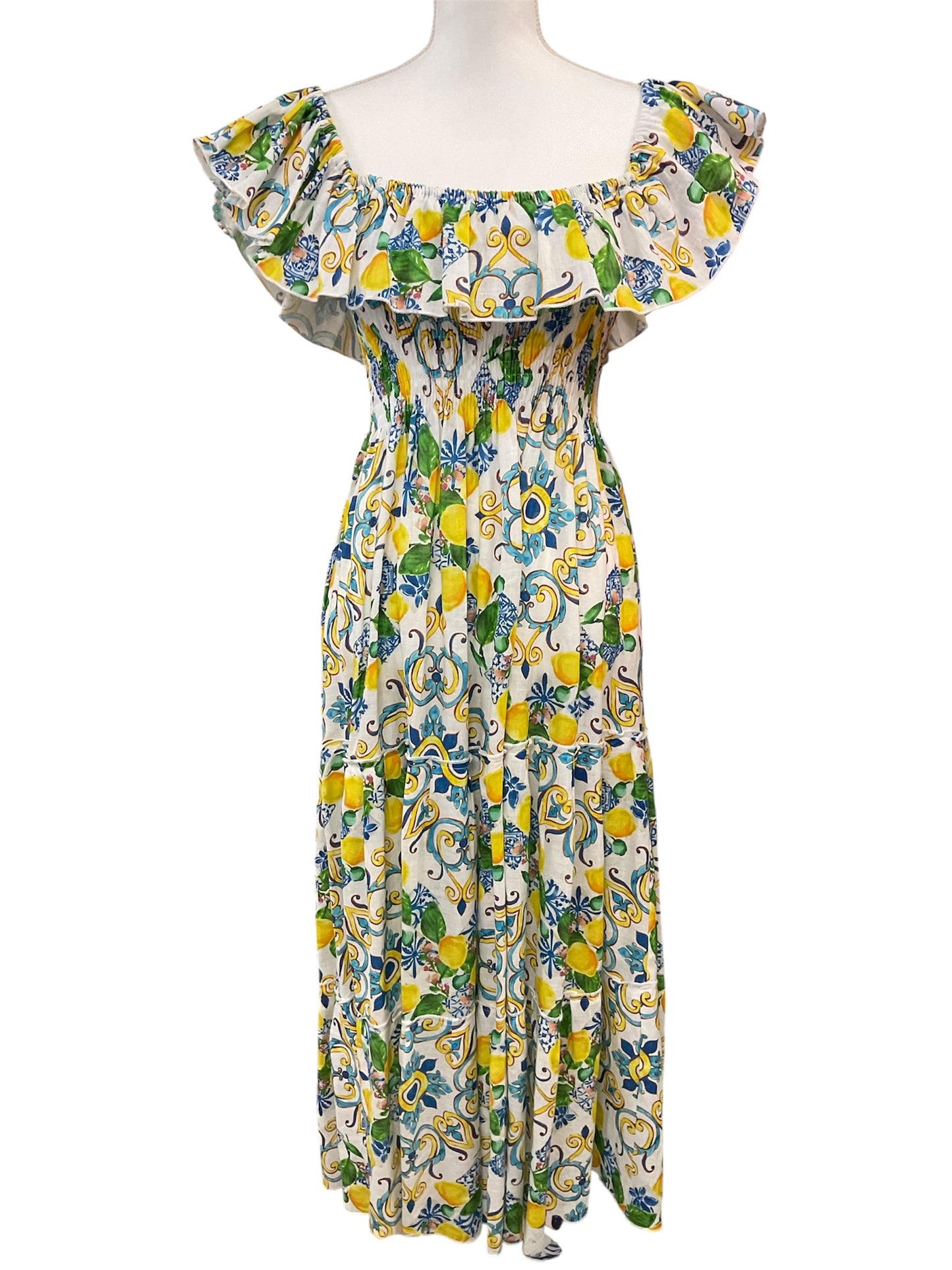 Limone Linen Dress