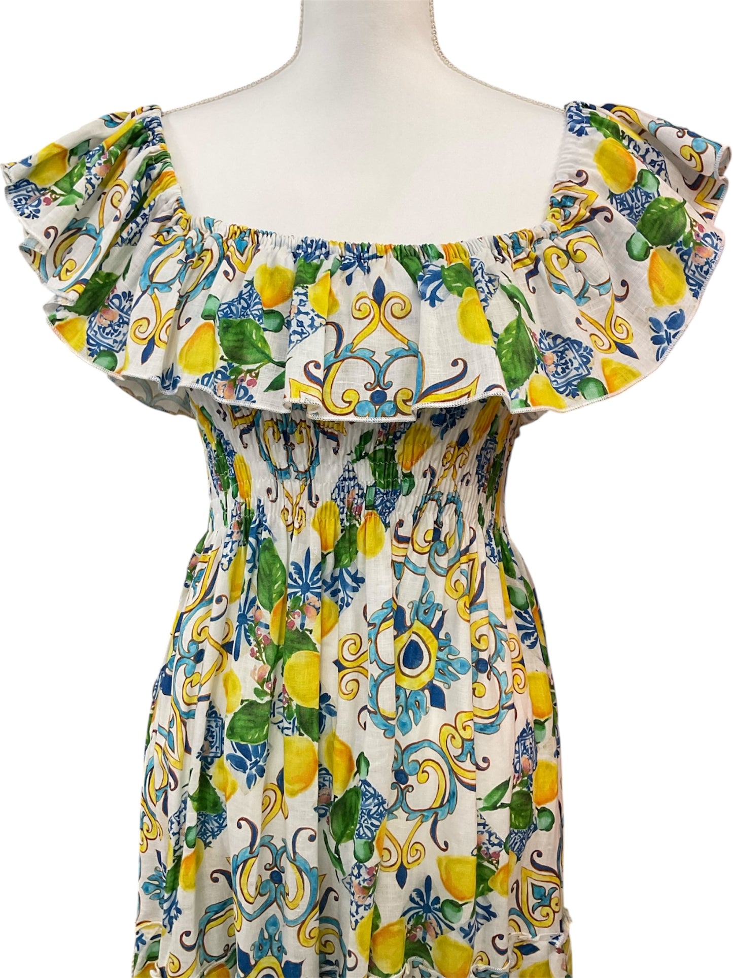 Limone Linen Dress
