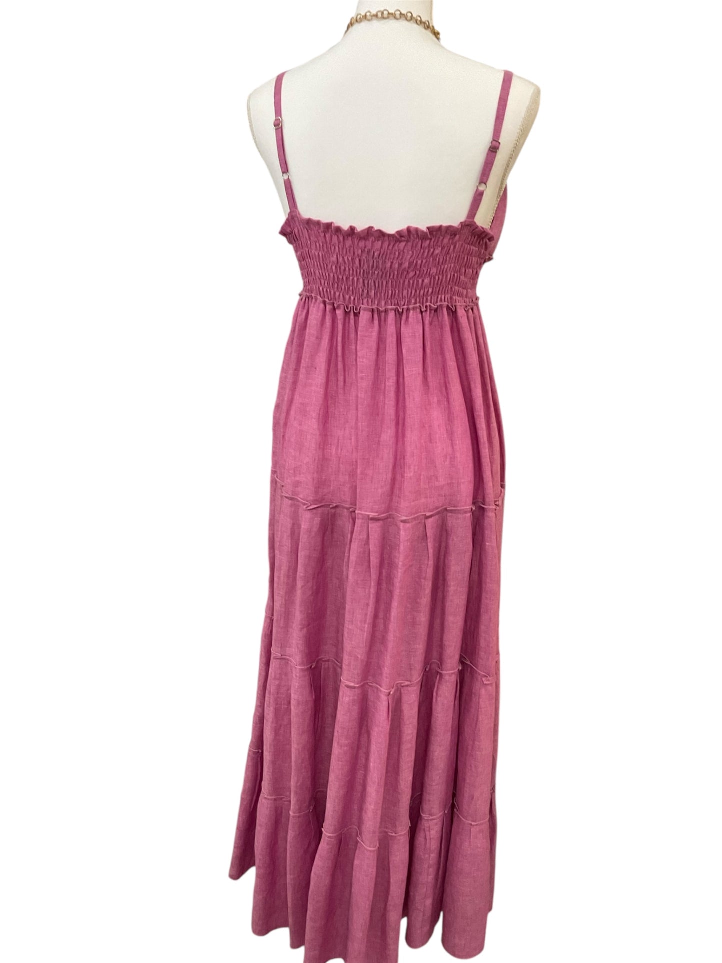 AnaRosa Linen Dress
