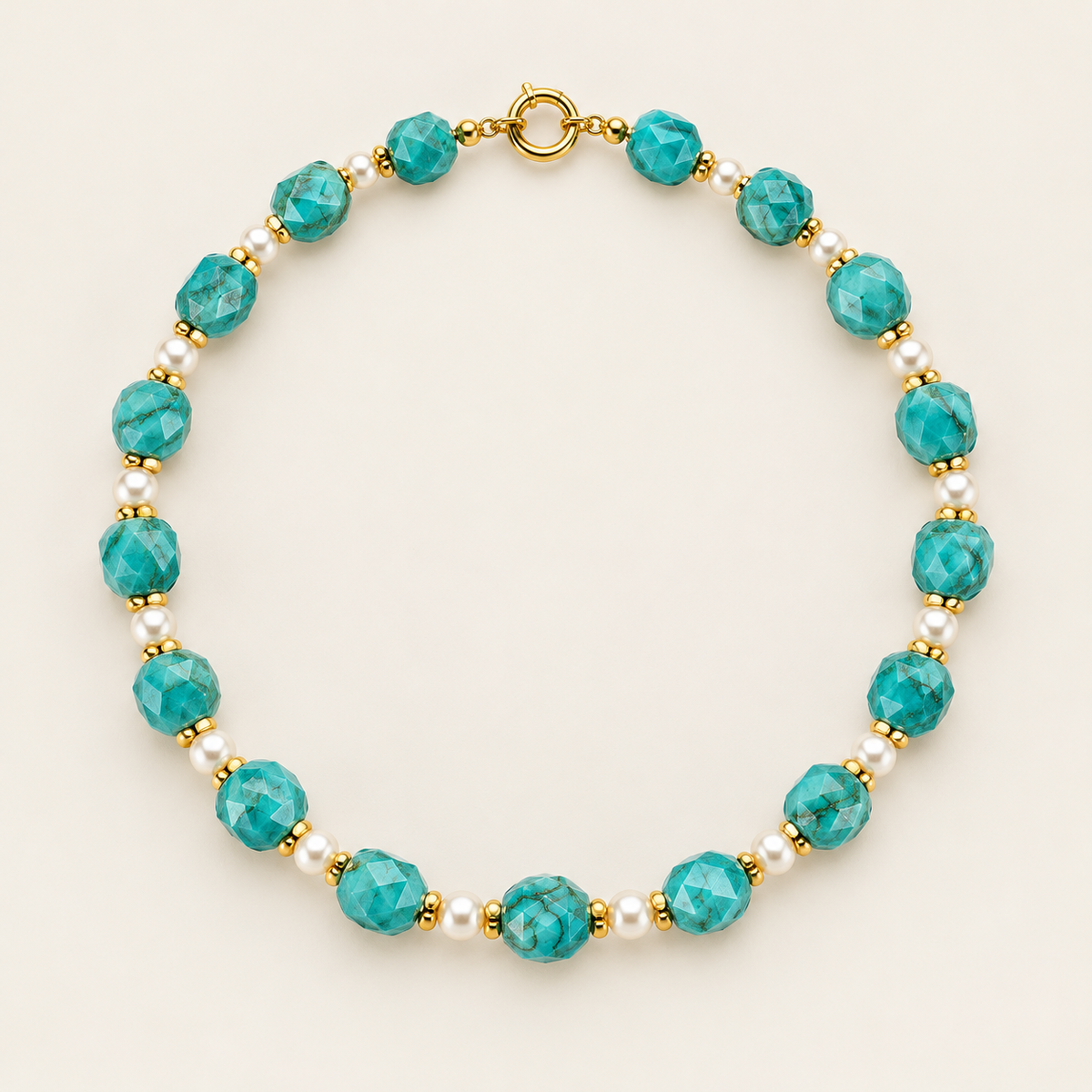 Turquoise and Pearl Elegance