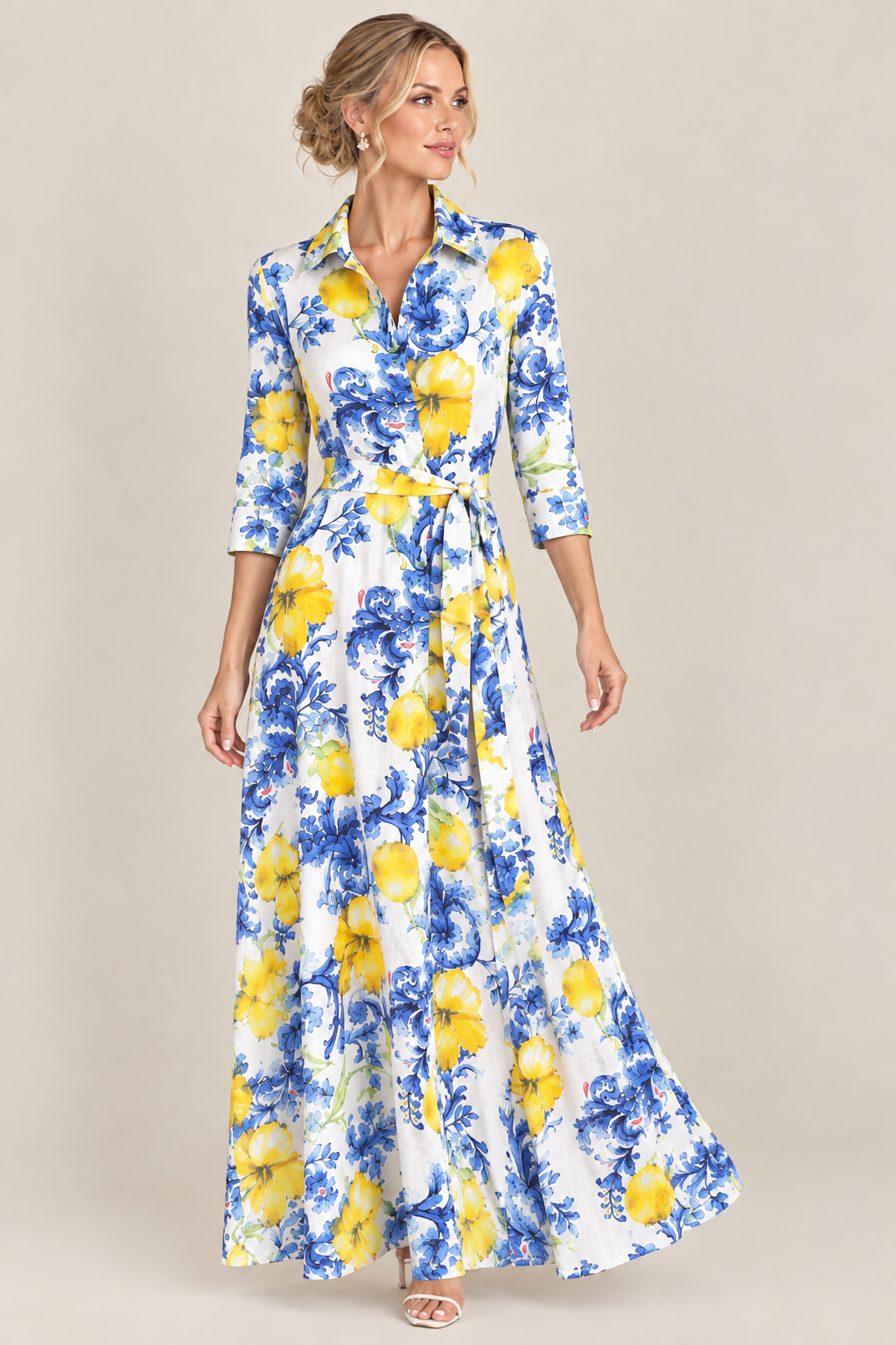 Amalfi Linen Dress