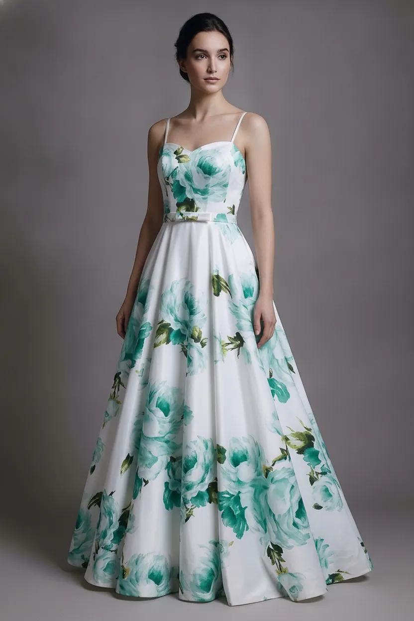 Emerald Rose Gown