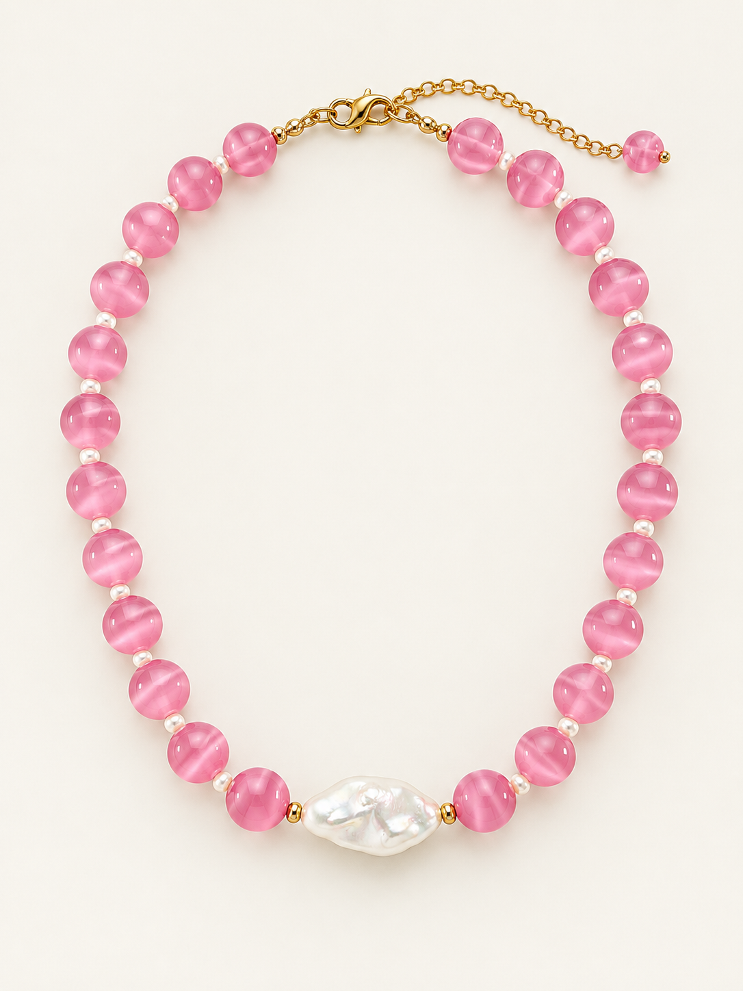 Blush & Baroque Pearl Necklace