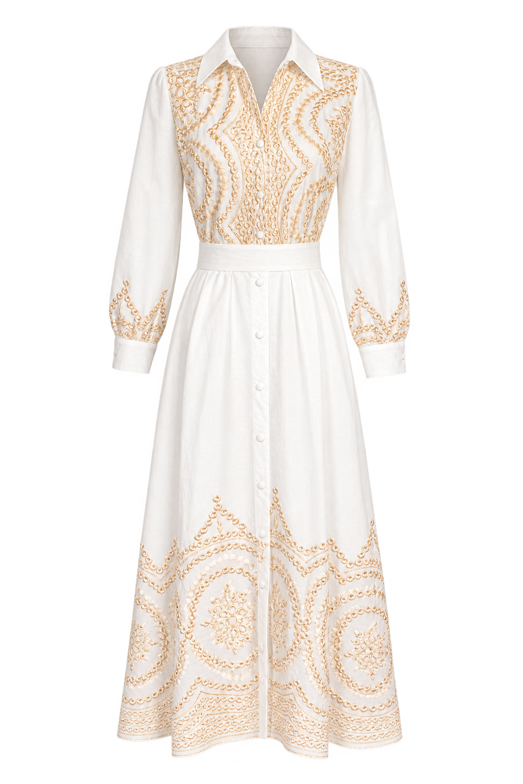 Majestic Embroidered Dress