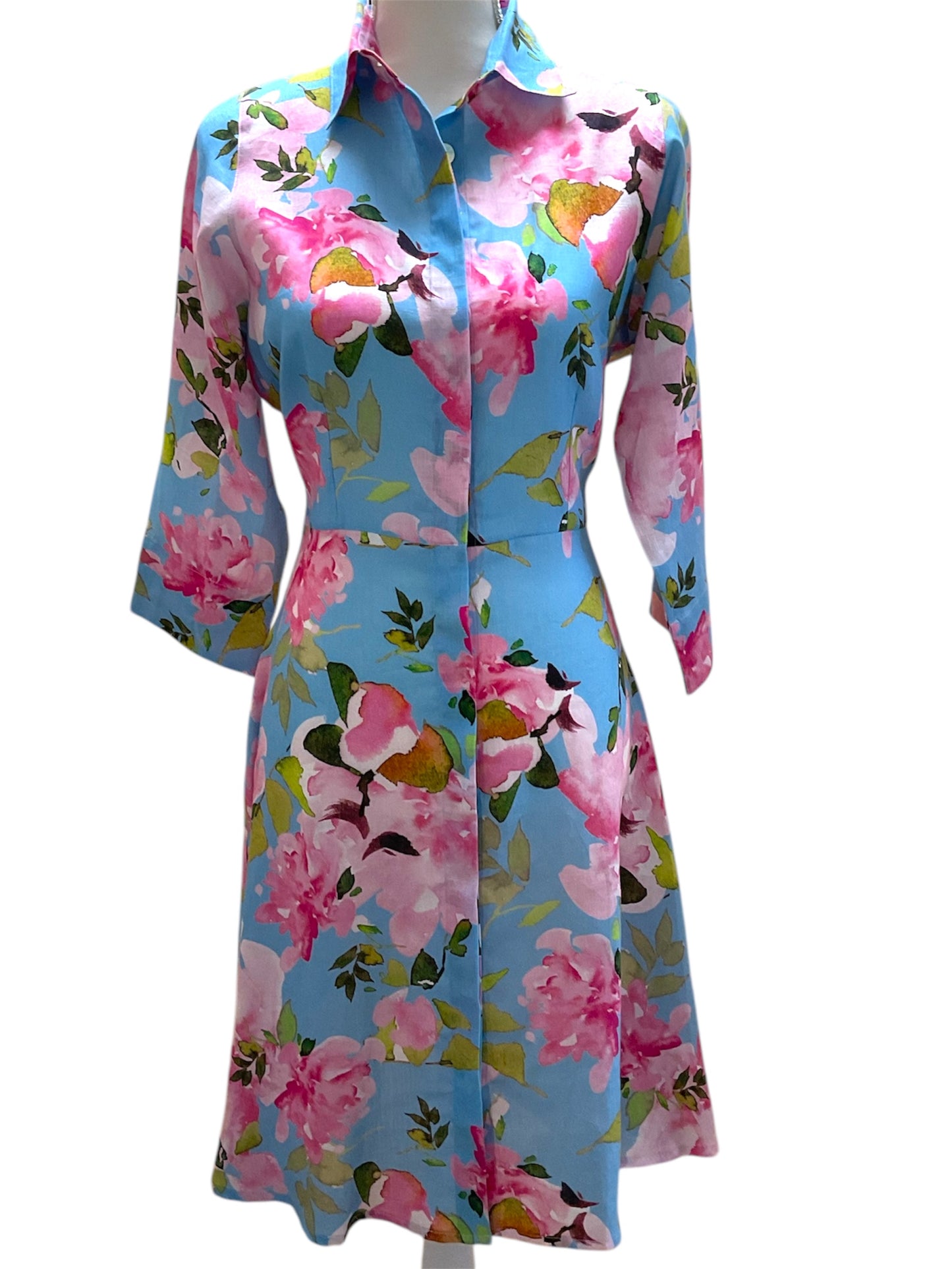 Flower Linen Dress