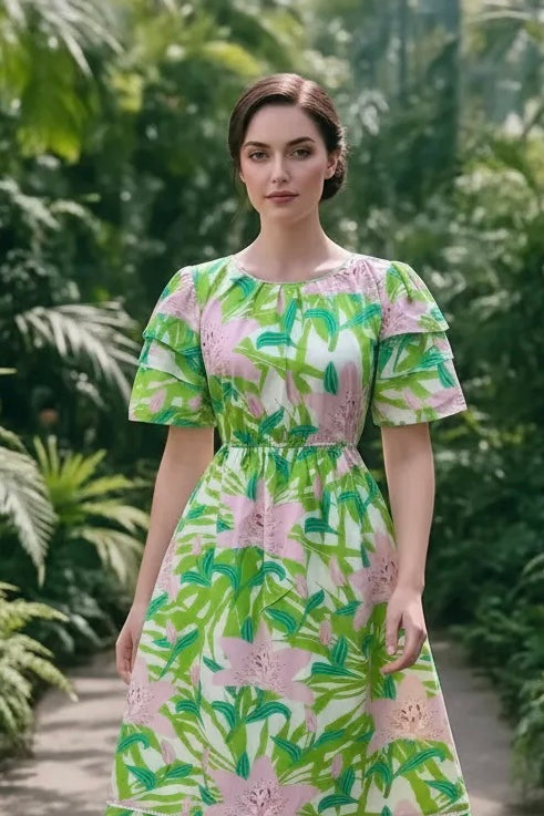 Pink Lily Dress MAROTTA Pink Lily Dress MAROTTA