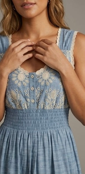 Capri Embroidery Dress
