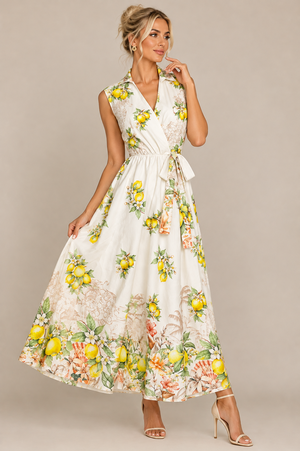 Ravello Citrus Dress