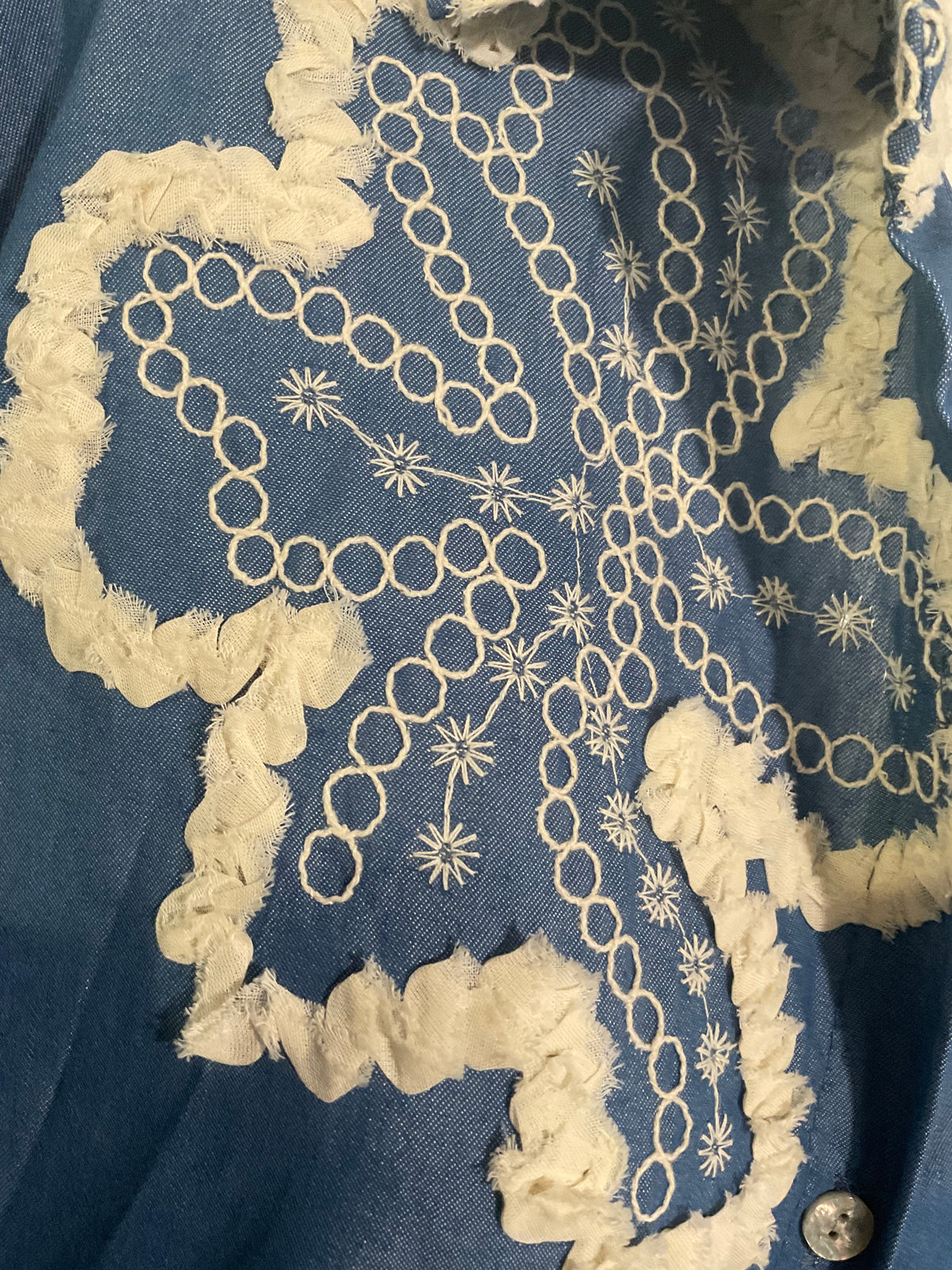 Riviera Embroidered Shirt Dress
