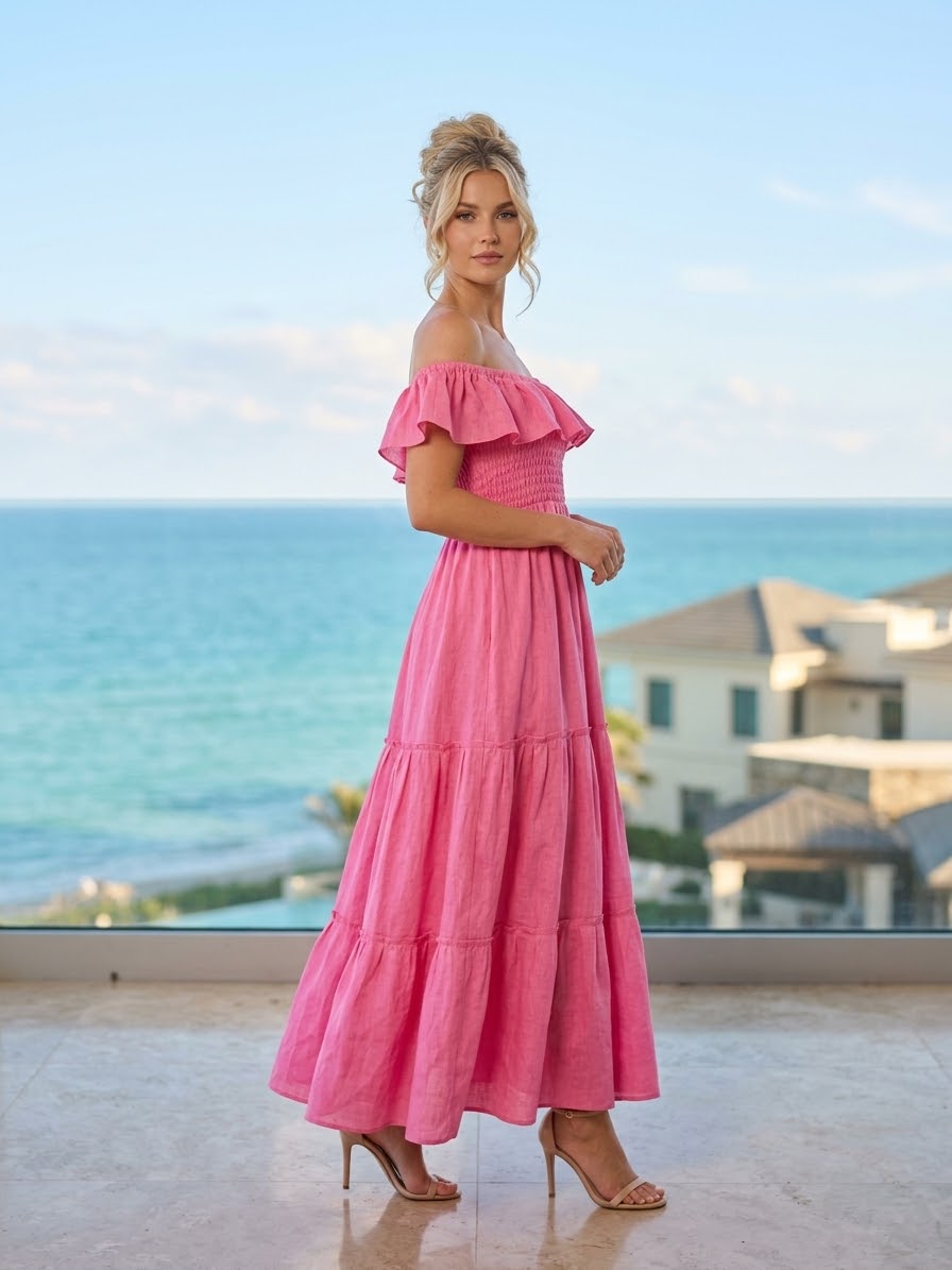 Fragola Linen Dress