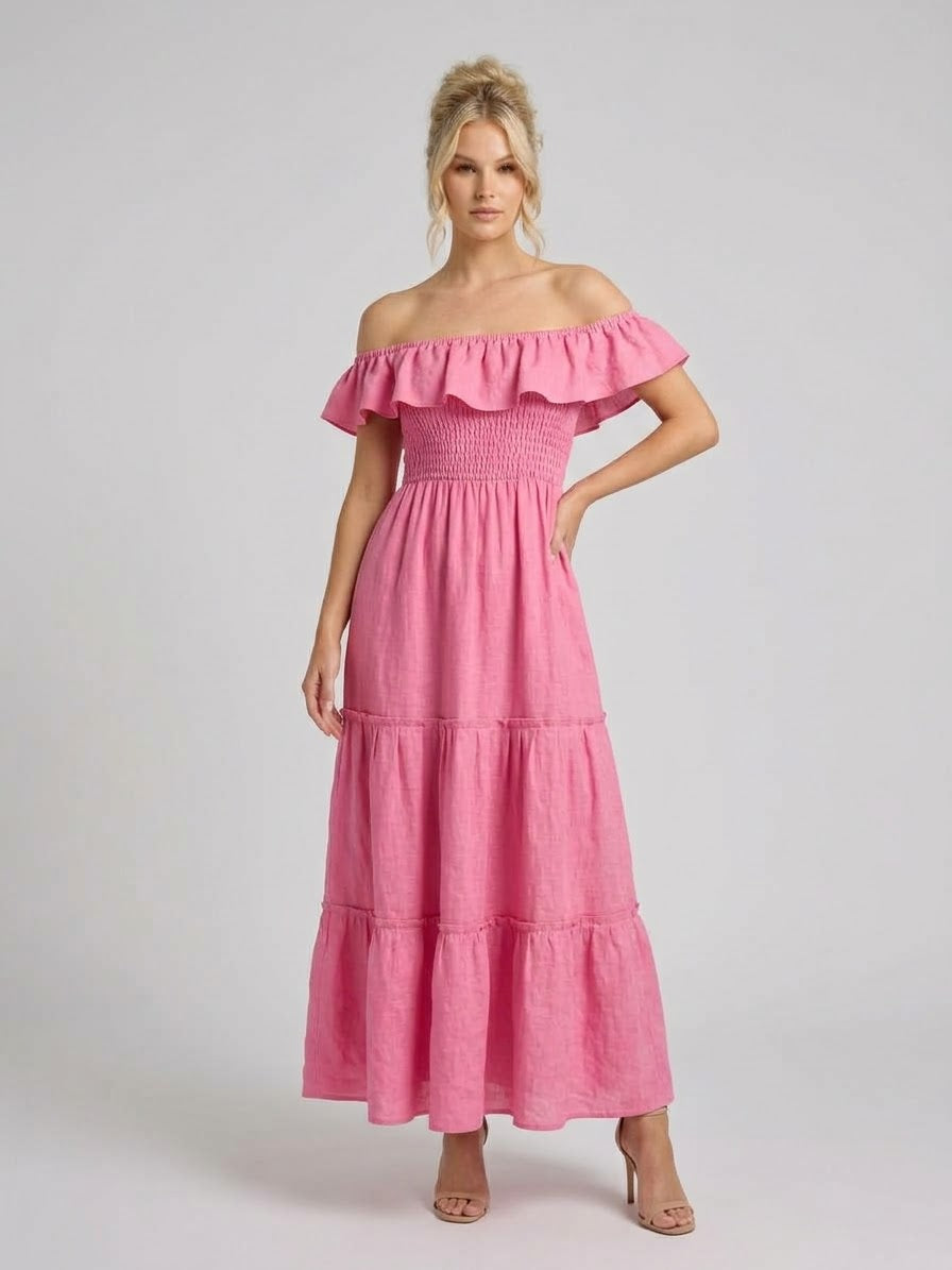 Fragola Linen Dress