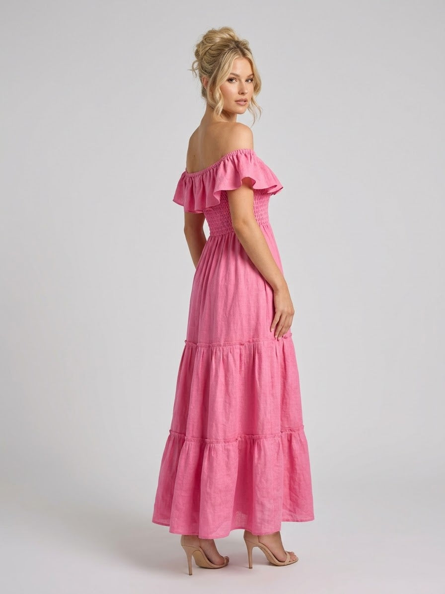 Fragola Linen Dress