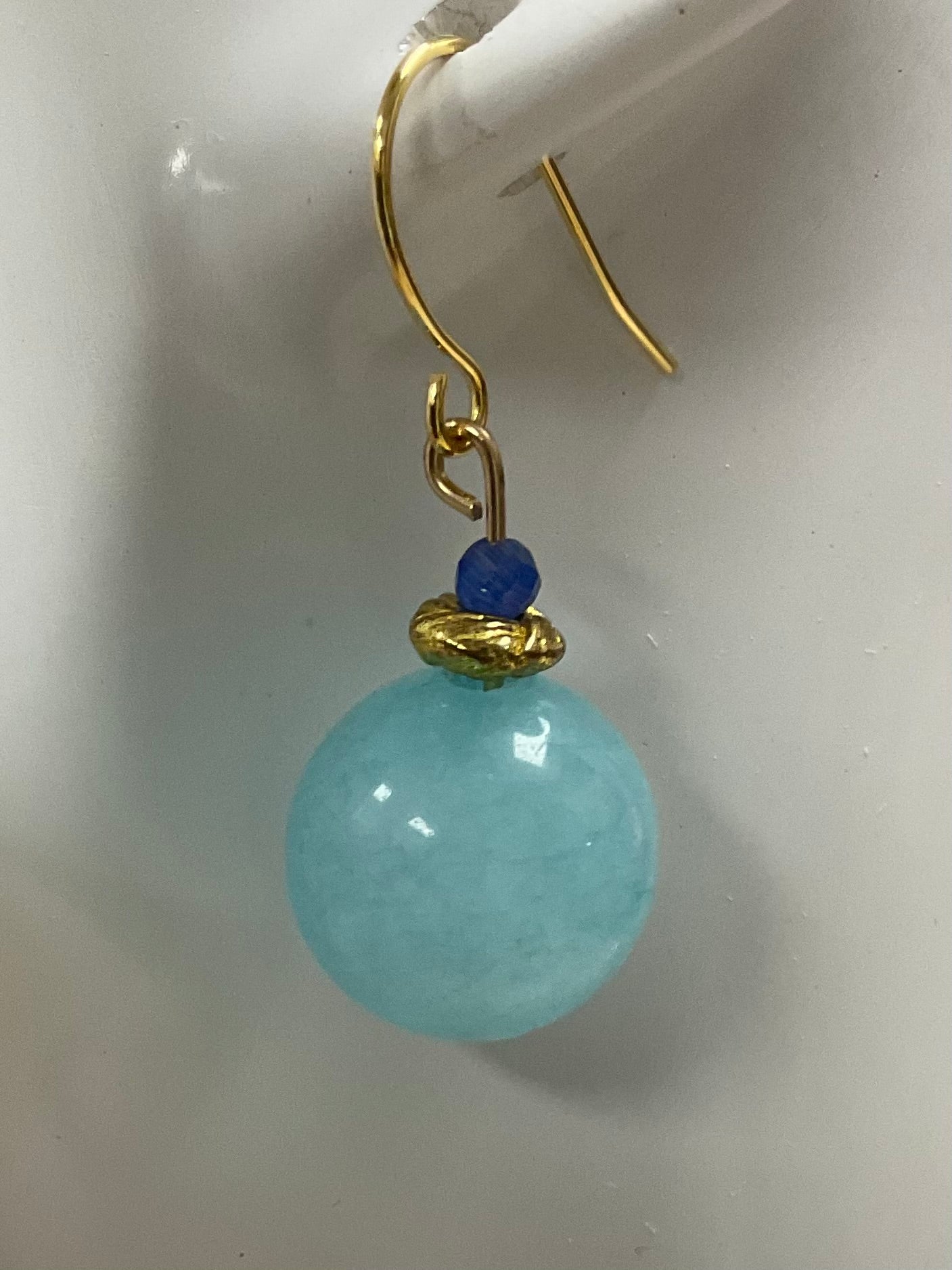 Aquamarine & Tanzanite  Earrings