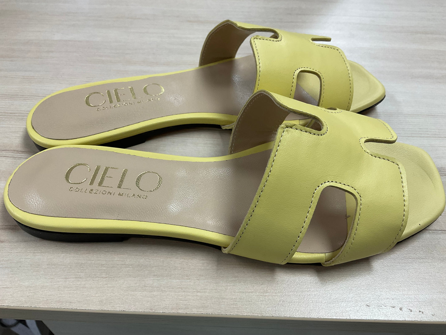 ITALIAN SANDALS YELLOW