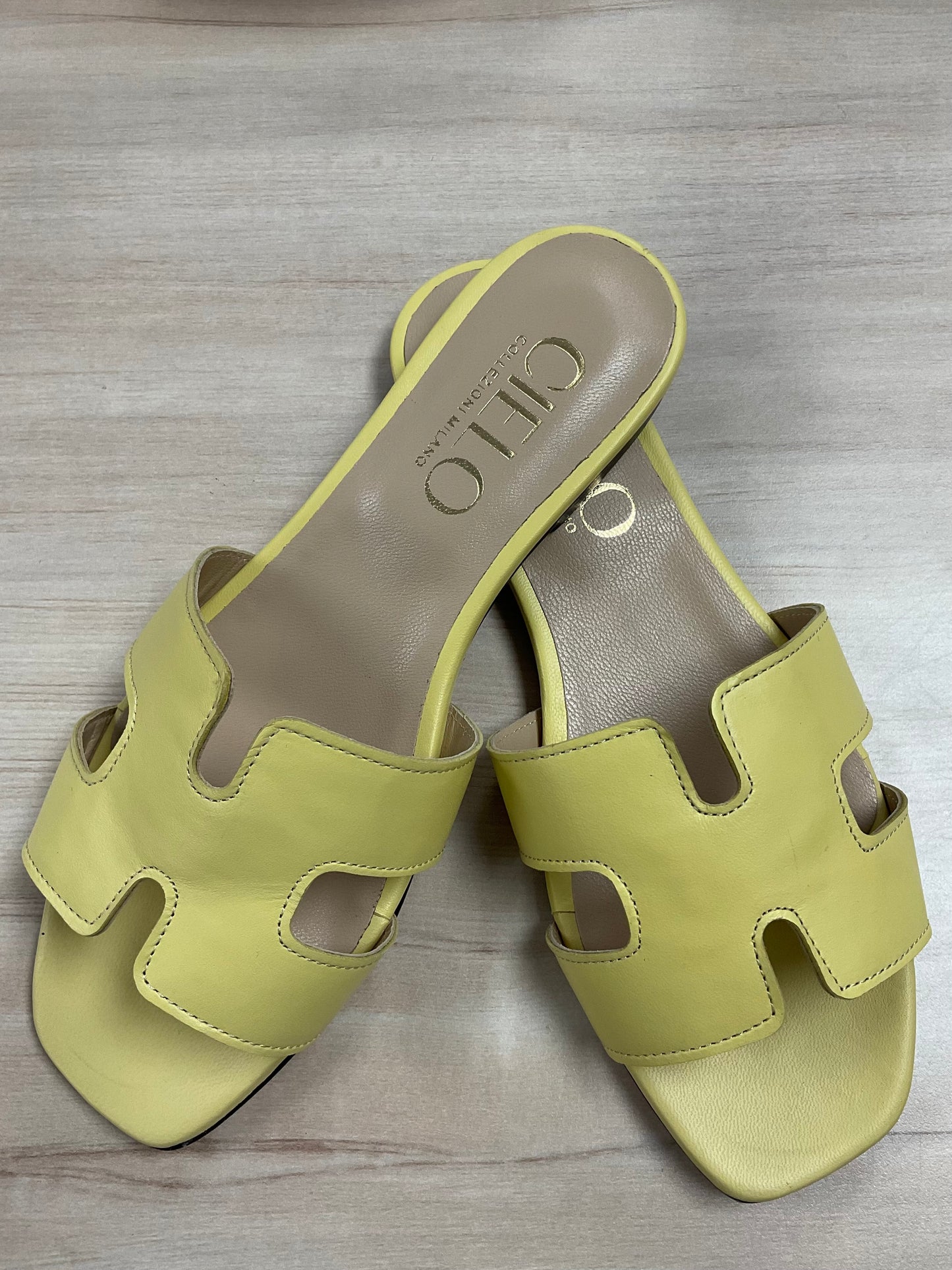 ITALIAN SANDALS YELLOW