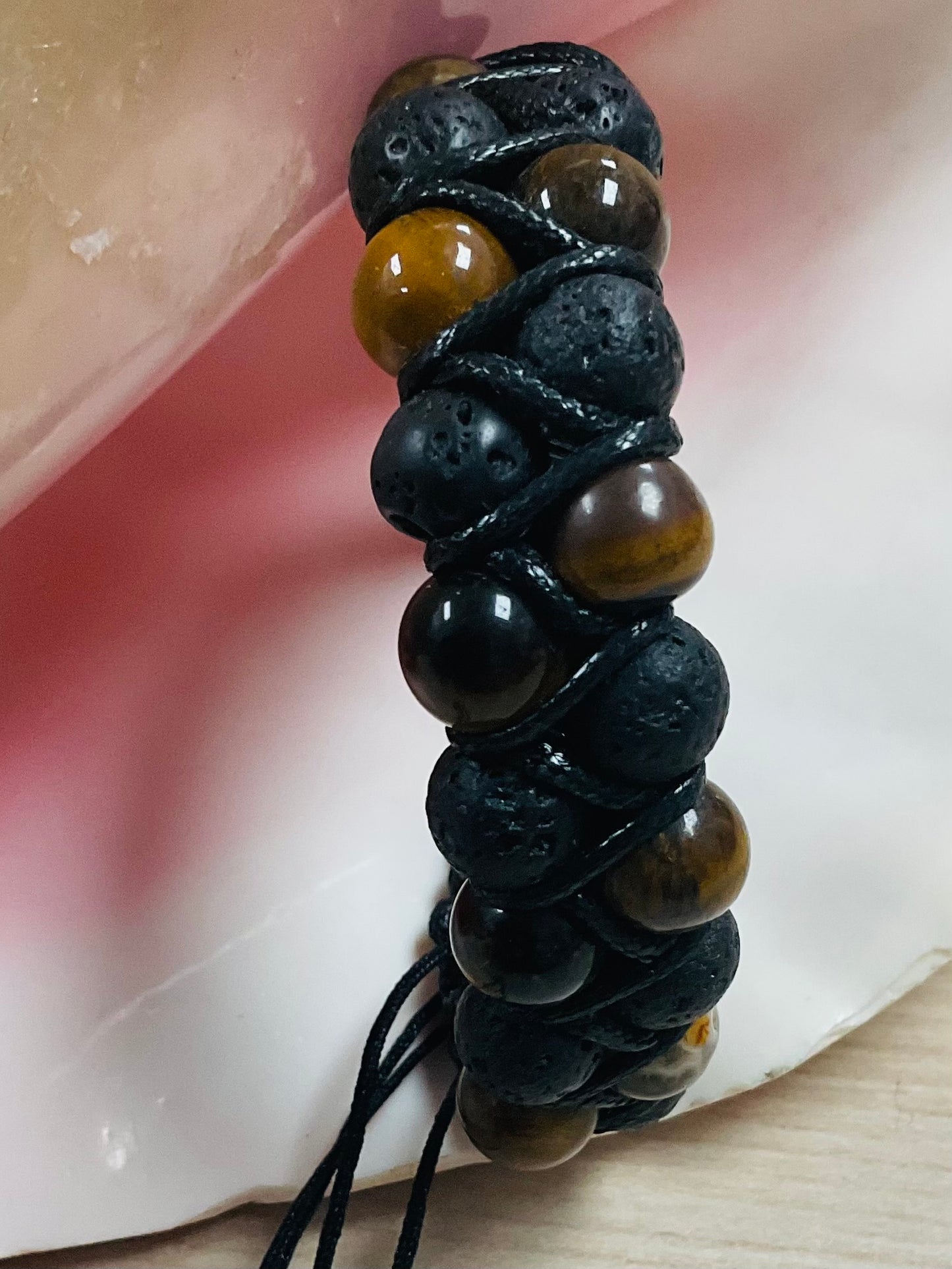 Tiger Eye & Lava Bracelet