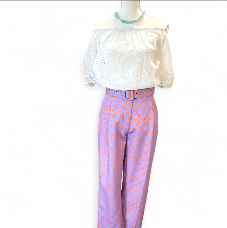Capri Lilac Trousers