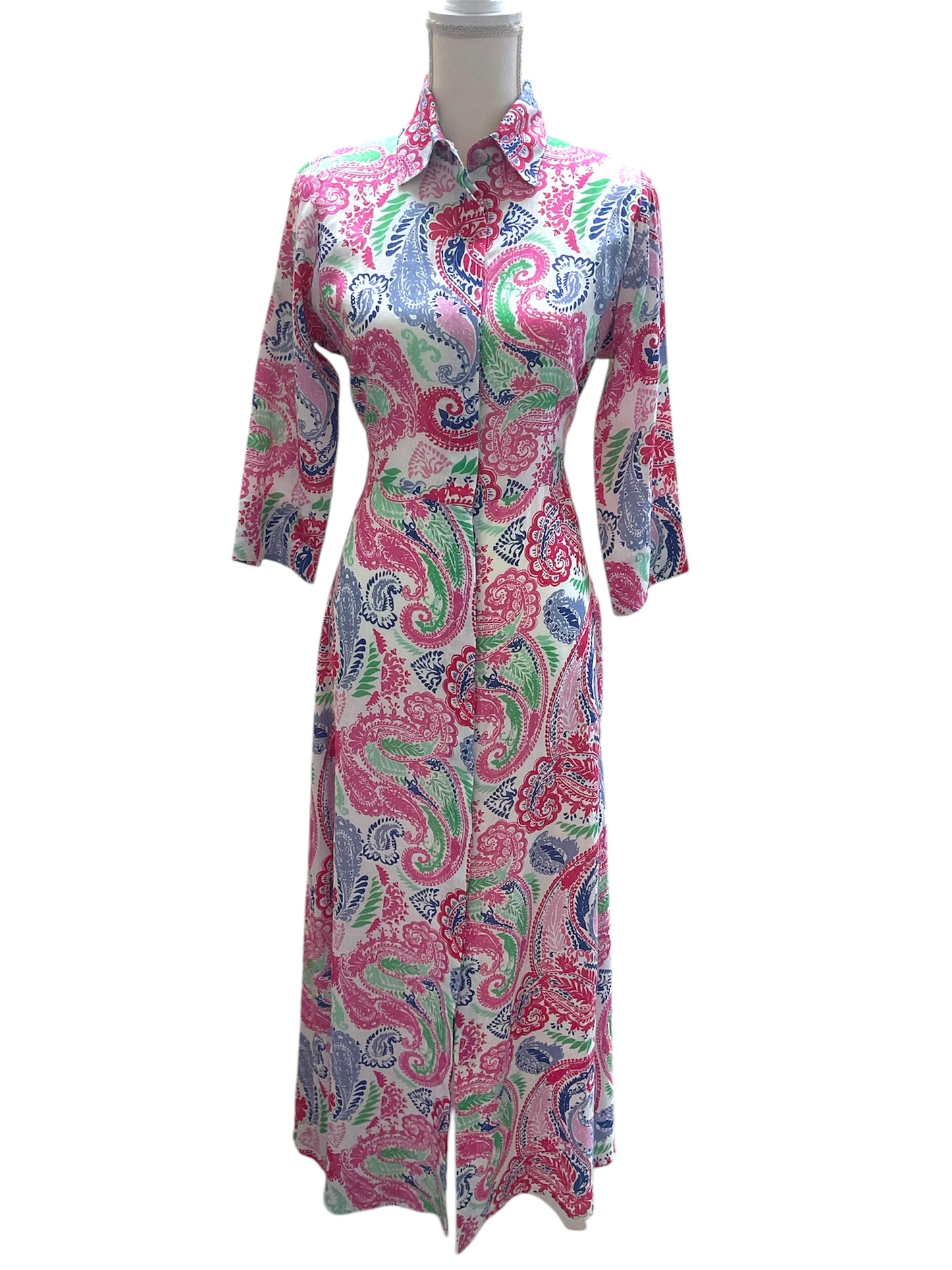 Paisley Rosa Linen Dress