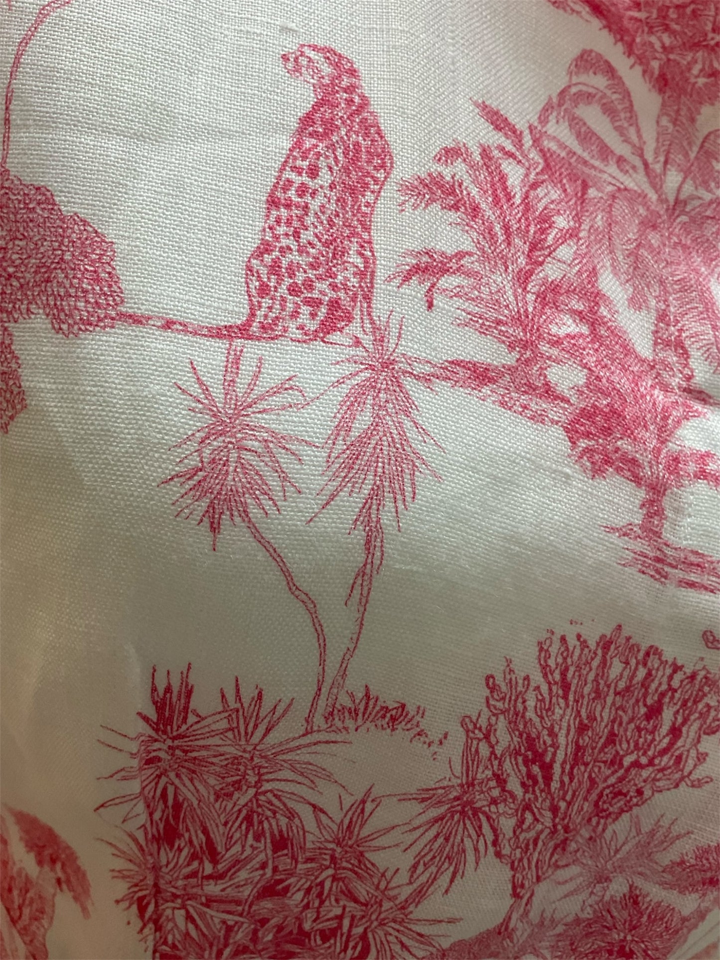 Safari Pink Linen Dress