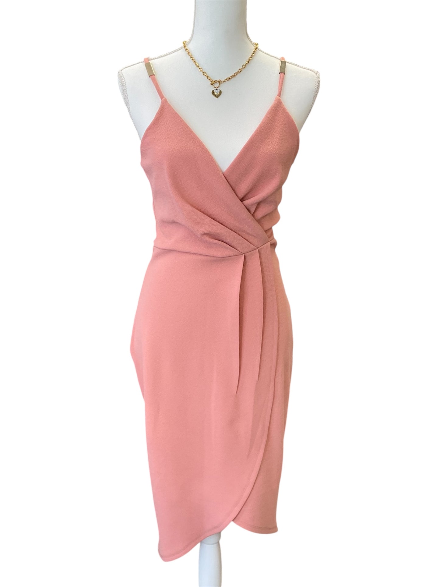 Salmon Evening  Dress