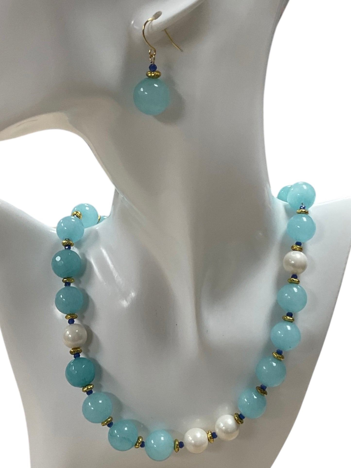 Aquamarine & Tanzanite  Earrings