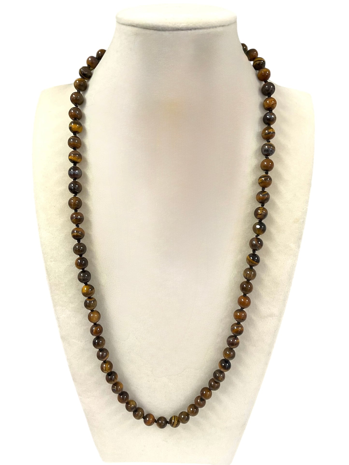 Tiger Eye & Lava Necklace