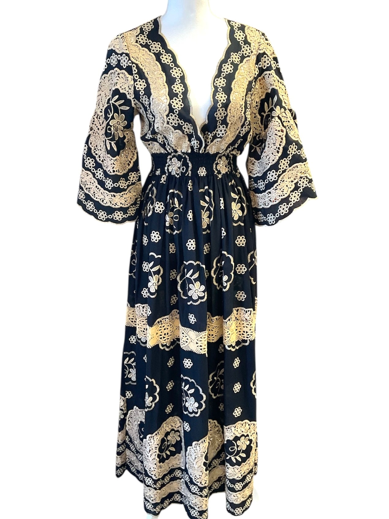 Bridgerton Black Dress