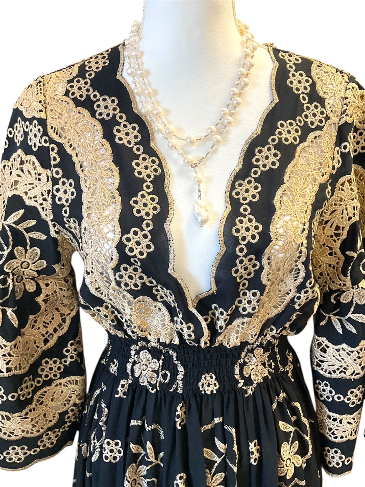 Bridgerton Black Dress