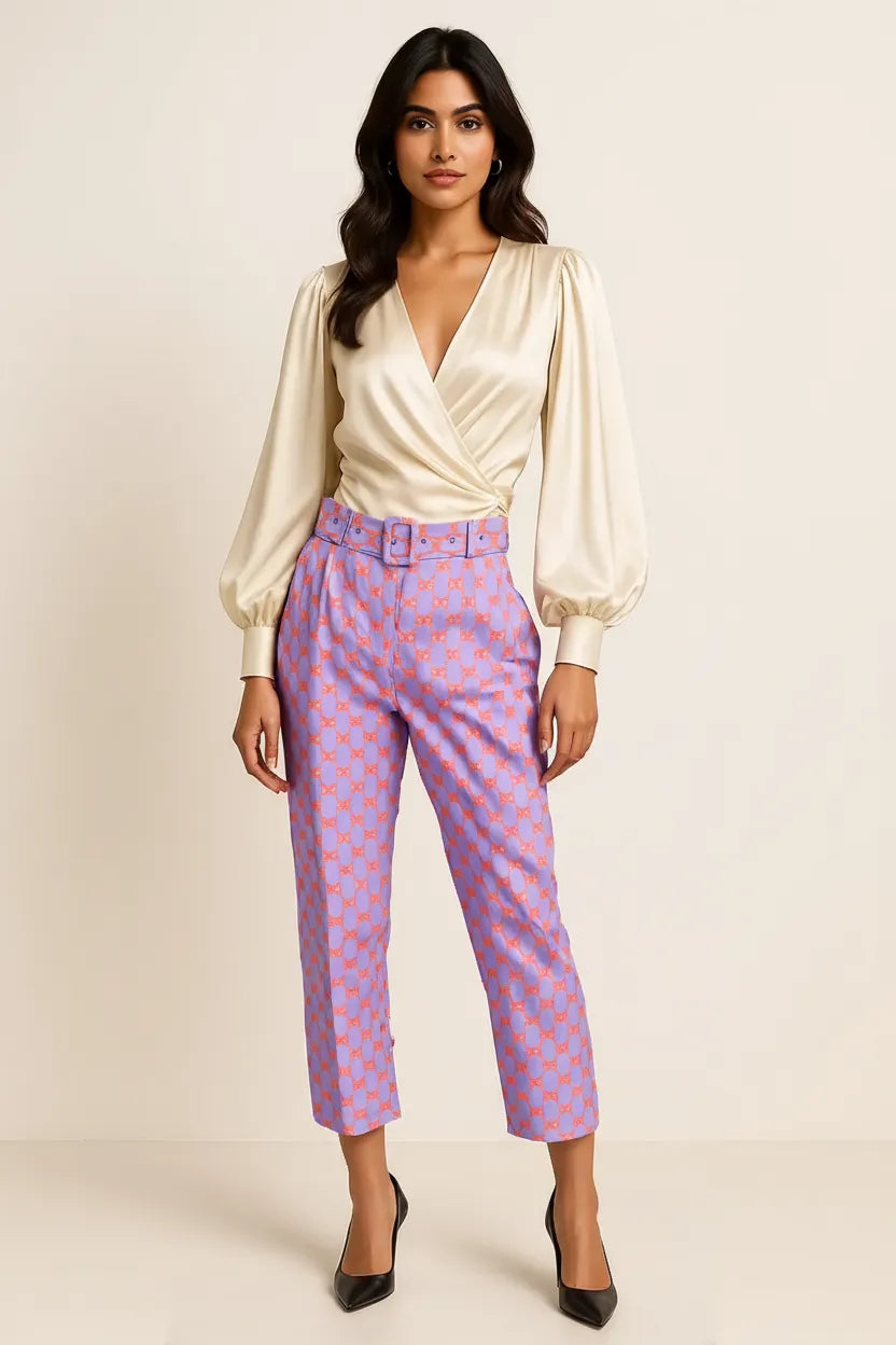 Capri Lilac Trousers