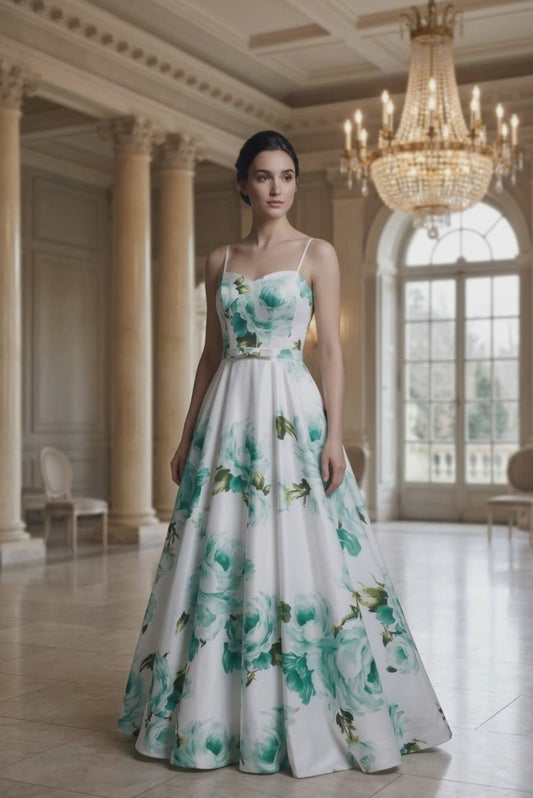 Emerald Rose Gown