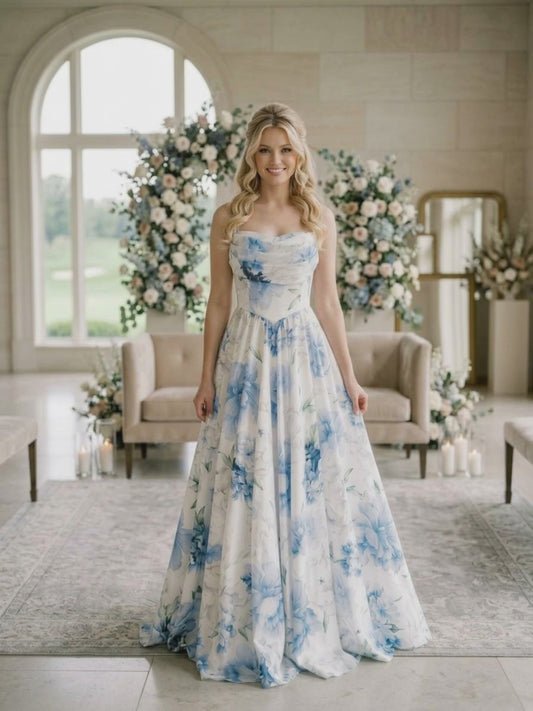 Anika Blue Gown